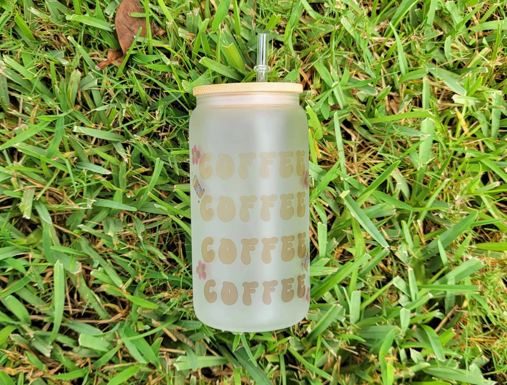 16 oz Coffee Beer Can Glass R26557