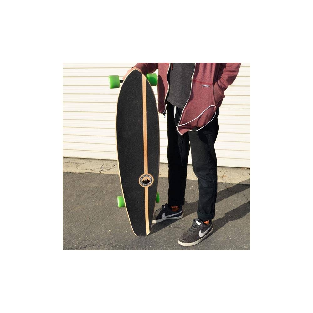 White Kicktail Longboard Complete Y111