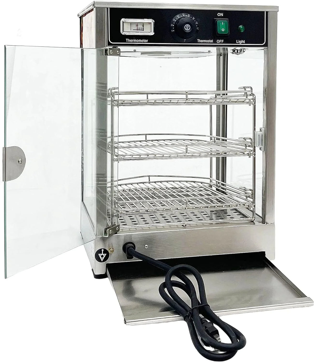3 Tiers Stainless Steel Heated Cabinet N610