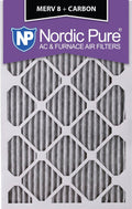18x20x1 MERV 8 Pleated Carbon Air Filters 6 Pack D651