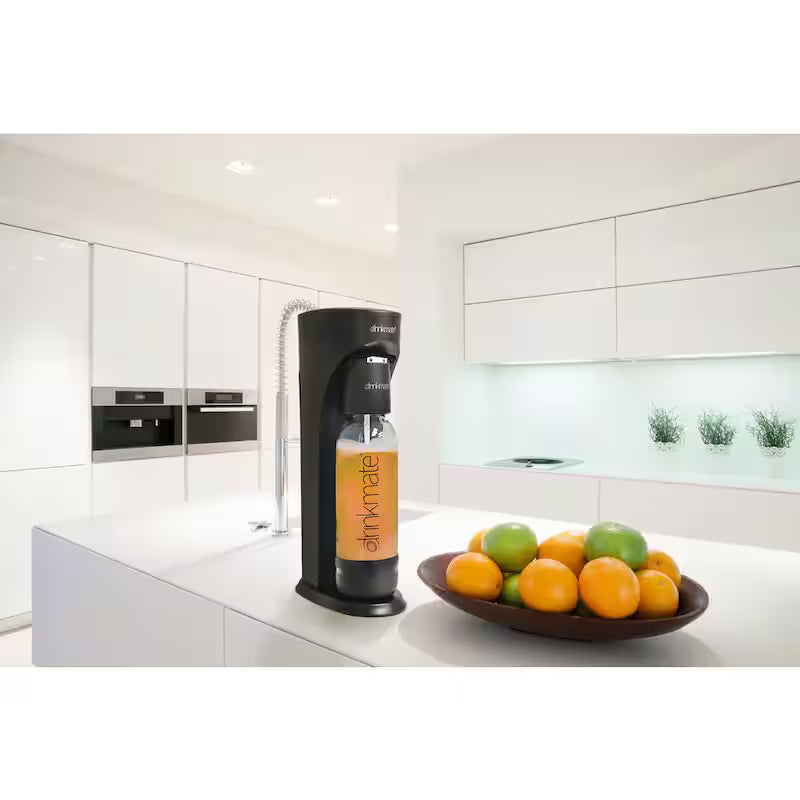 Matte Black Sparkling Water and Soda Maker Machine G105