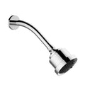 Pewter Shower Head with Arm and Flange M42177