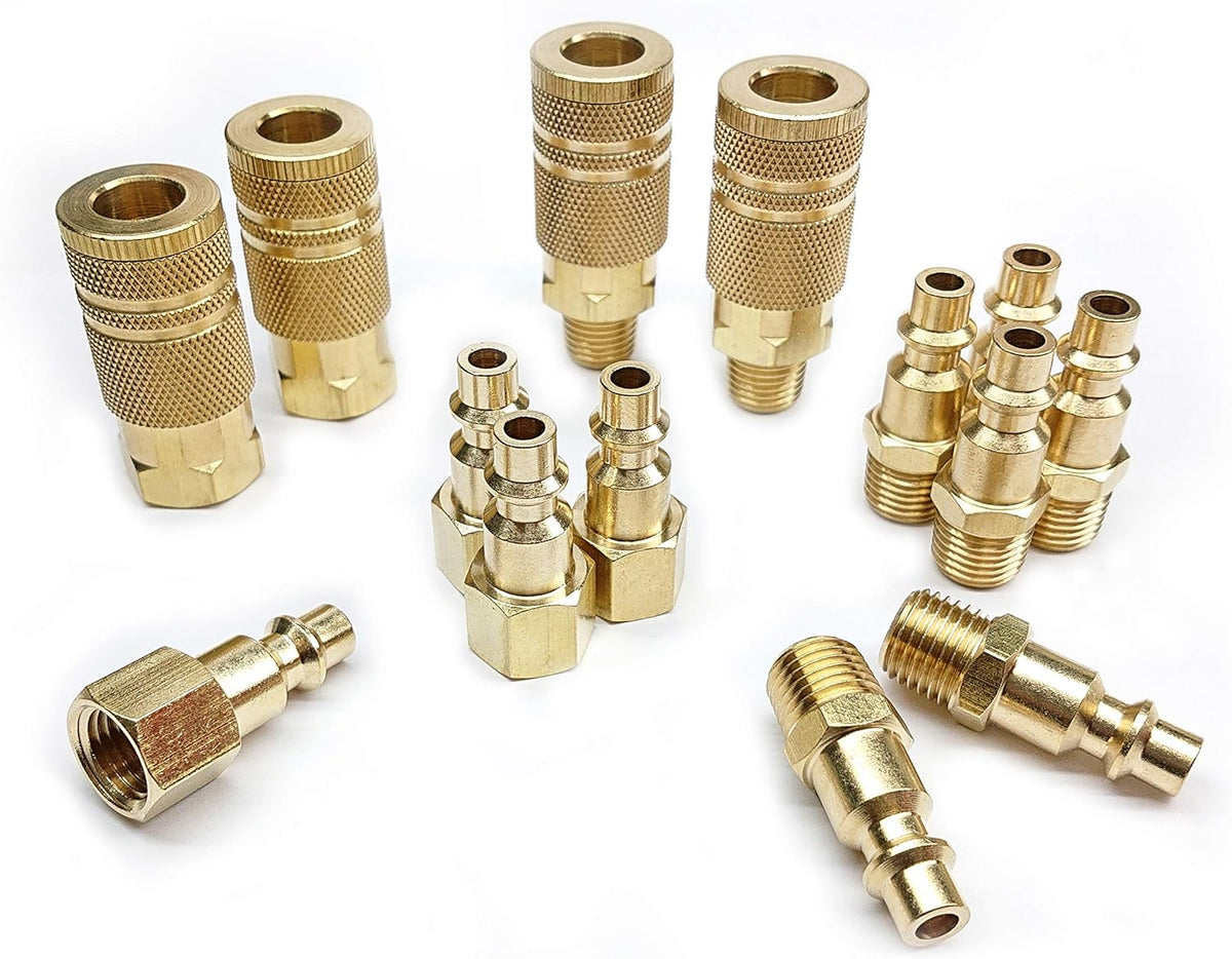 28 Piece Solid Brass Quick Connect Air Hose Fittings Set U1191