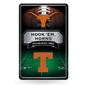 Texas Longhorns Large Metal Sign 11" x 17" M77123