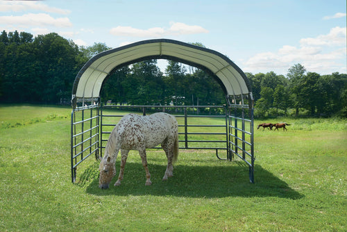 12 x 12 ft. Corral Shelter Green Cover S4486