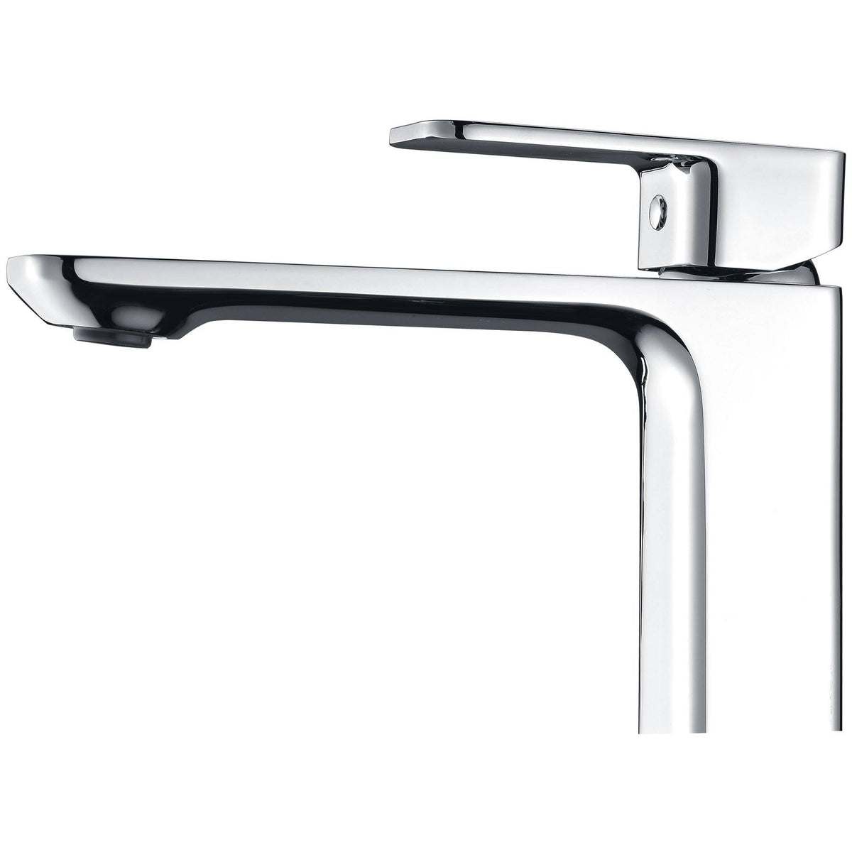 Polished Chrome Single Hole Single-Handle Bathroom Sink Faucet H842