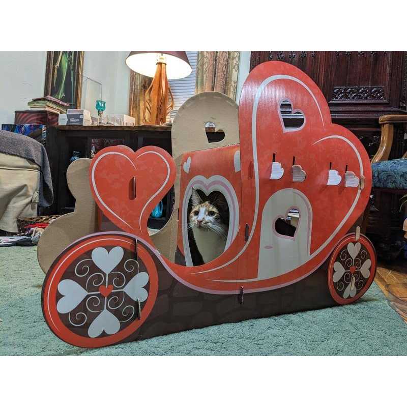 Cardboard Cat House L88592