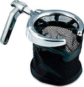 Chrome Motorcycle Handlebar Cup Holder with Mesh Basket N5719
