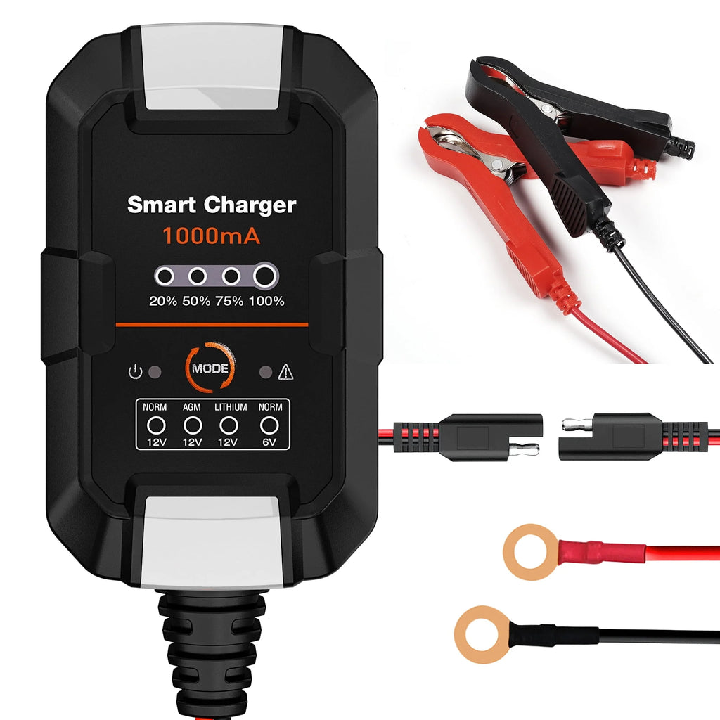 6V/12V 1A Trickle Charger Battery Maintainer J1213