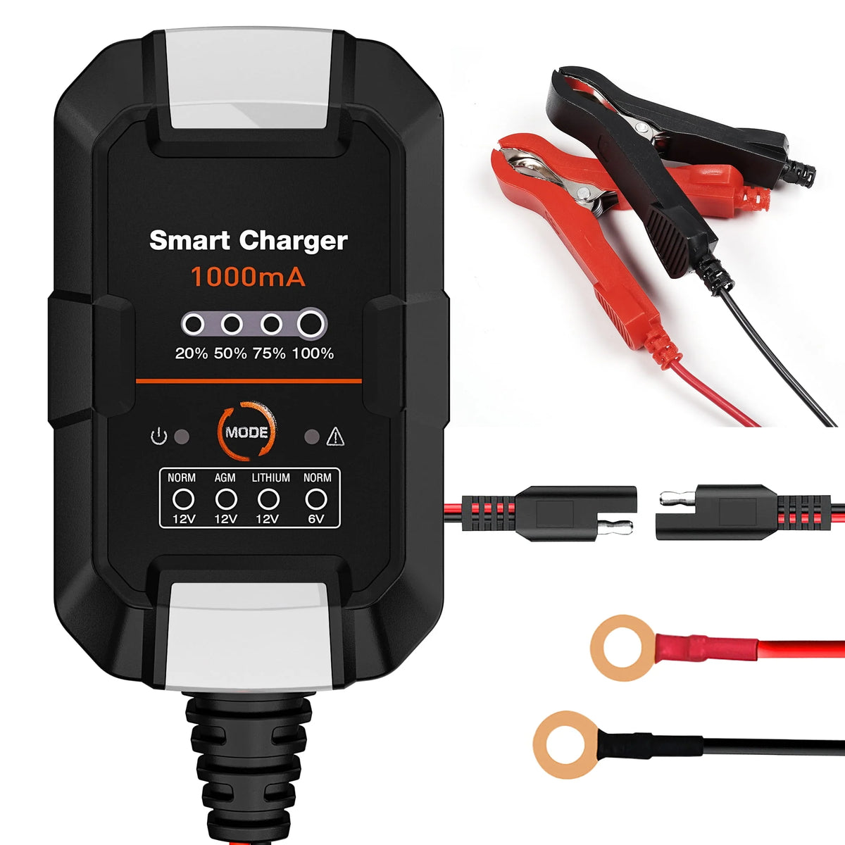 6V/12V 1A Trickle Charger Battery Maintainer J1213