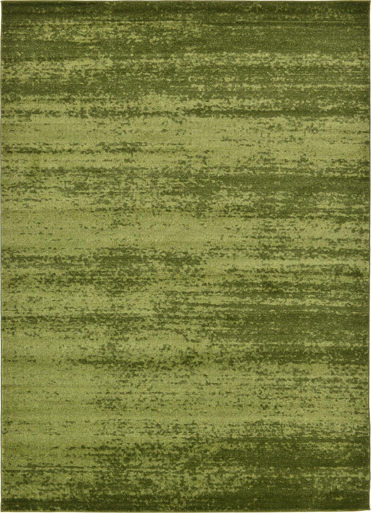 Green 9' x 12' Solid Rug H895