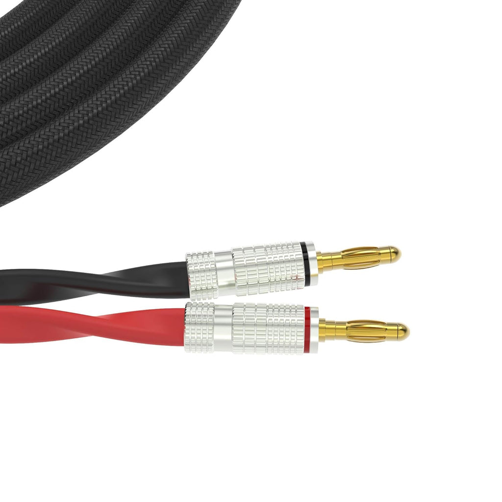 Black TechFlex 15 Feet Speaker Cable H406917