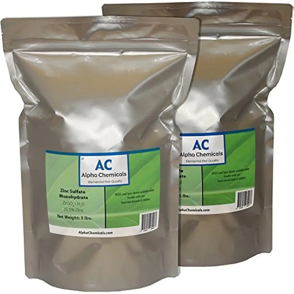 Zinc Sulfate Monohydrate 35.5% Zn 10 Pounds U93994