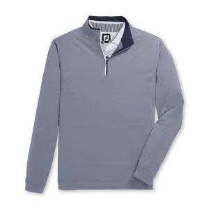 Men's Lightweight Striped Half Zip O182699