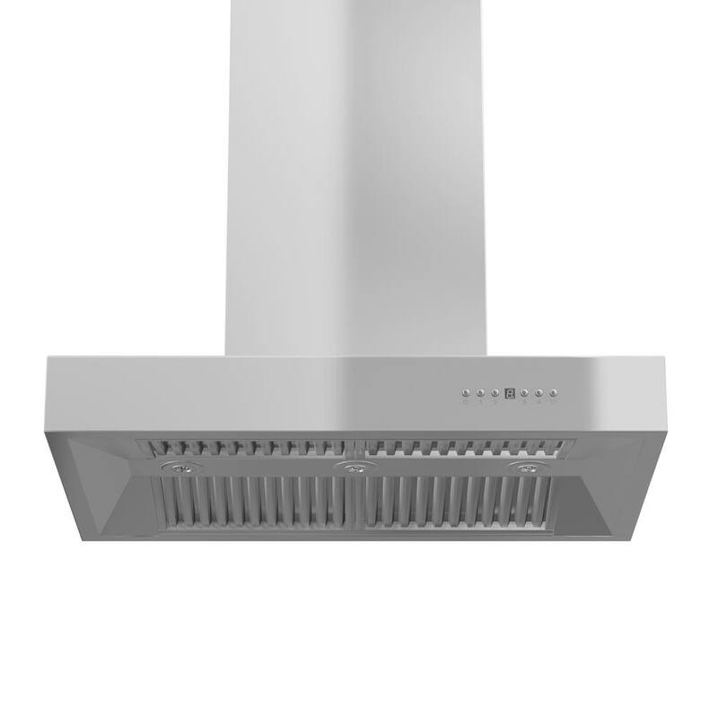 48 in. 700 CFM Ducted Island Mount Range Hood Stainless Steel E8884