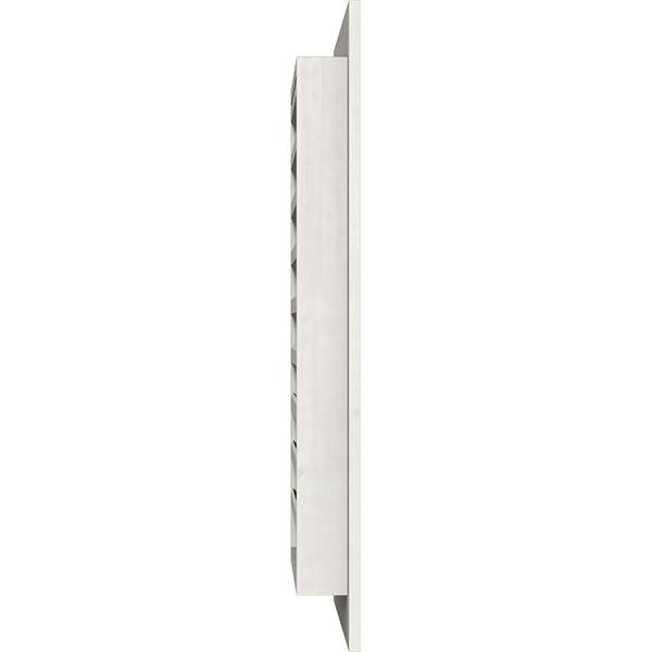 Primed Smooth Vertical Gable Vent Z801