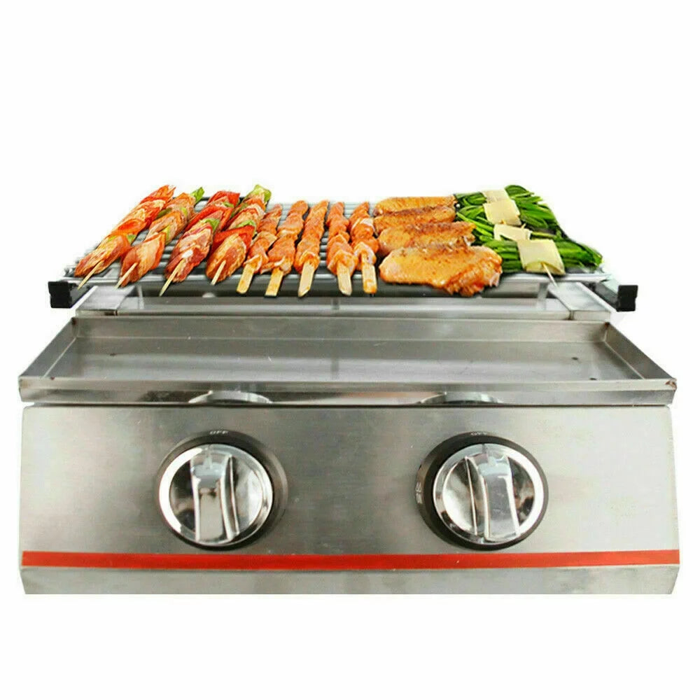 2 Burner Stainless Steel Portable Gas Grill K139