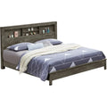 King Panel Bed in Gray X658