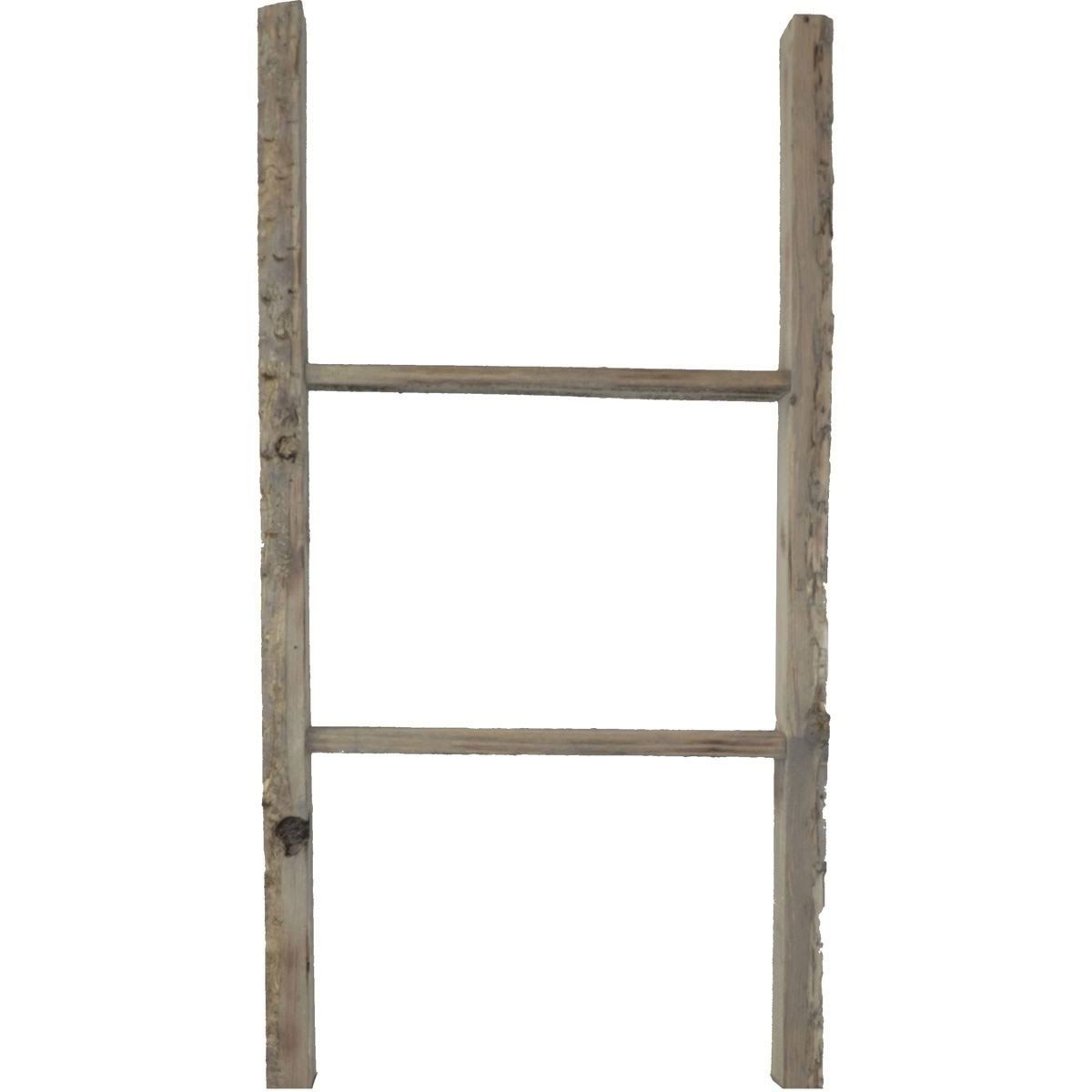 Chalk Dust White Vintage Farmhouse 5-Rung Ladder F913260