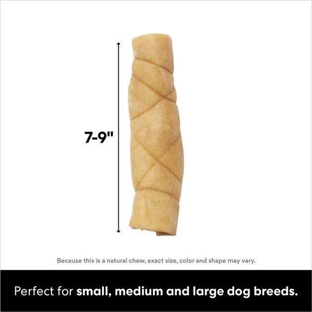 Water Buffalo Cheek Rolls Dog Chew S16988