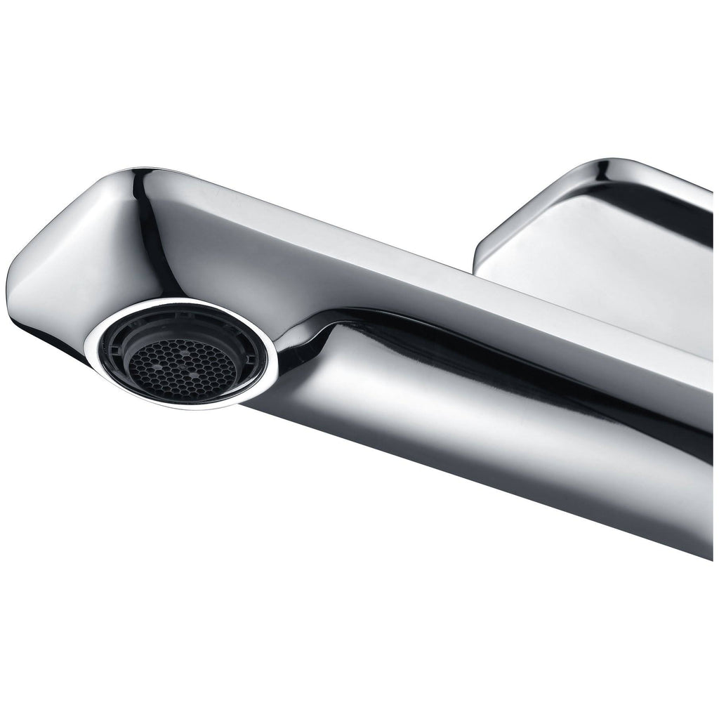 Polished Chrome Single Hole Single-Handle Bathroom Sink Faucet H842