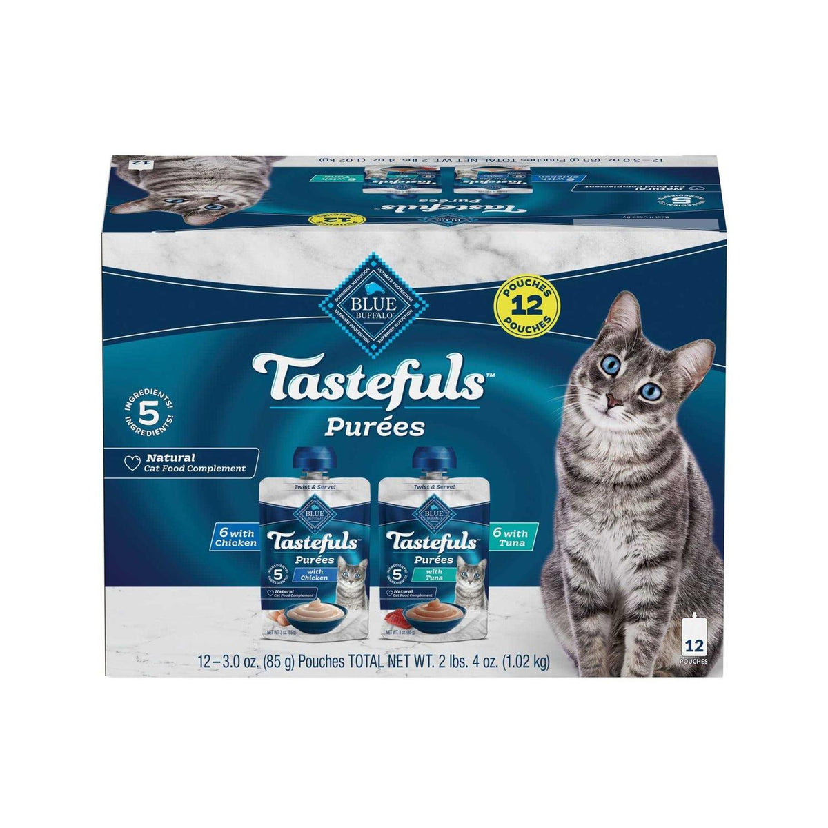 Natural Purées Variety Pack Adult Cat B563