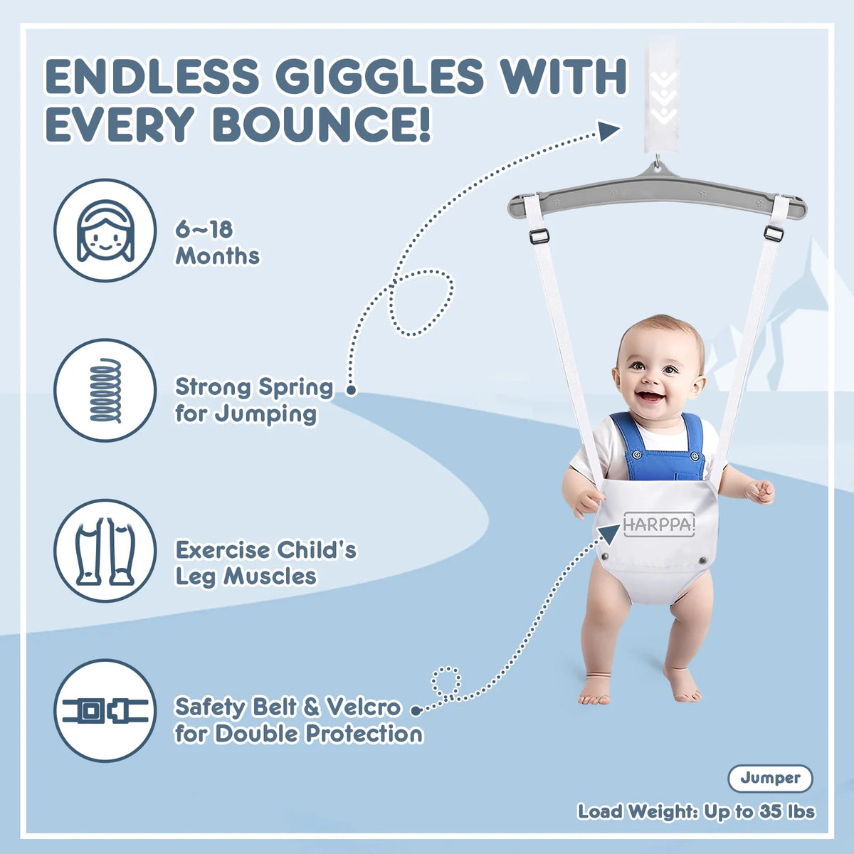 White Foldable Toddler Swing Set F1126