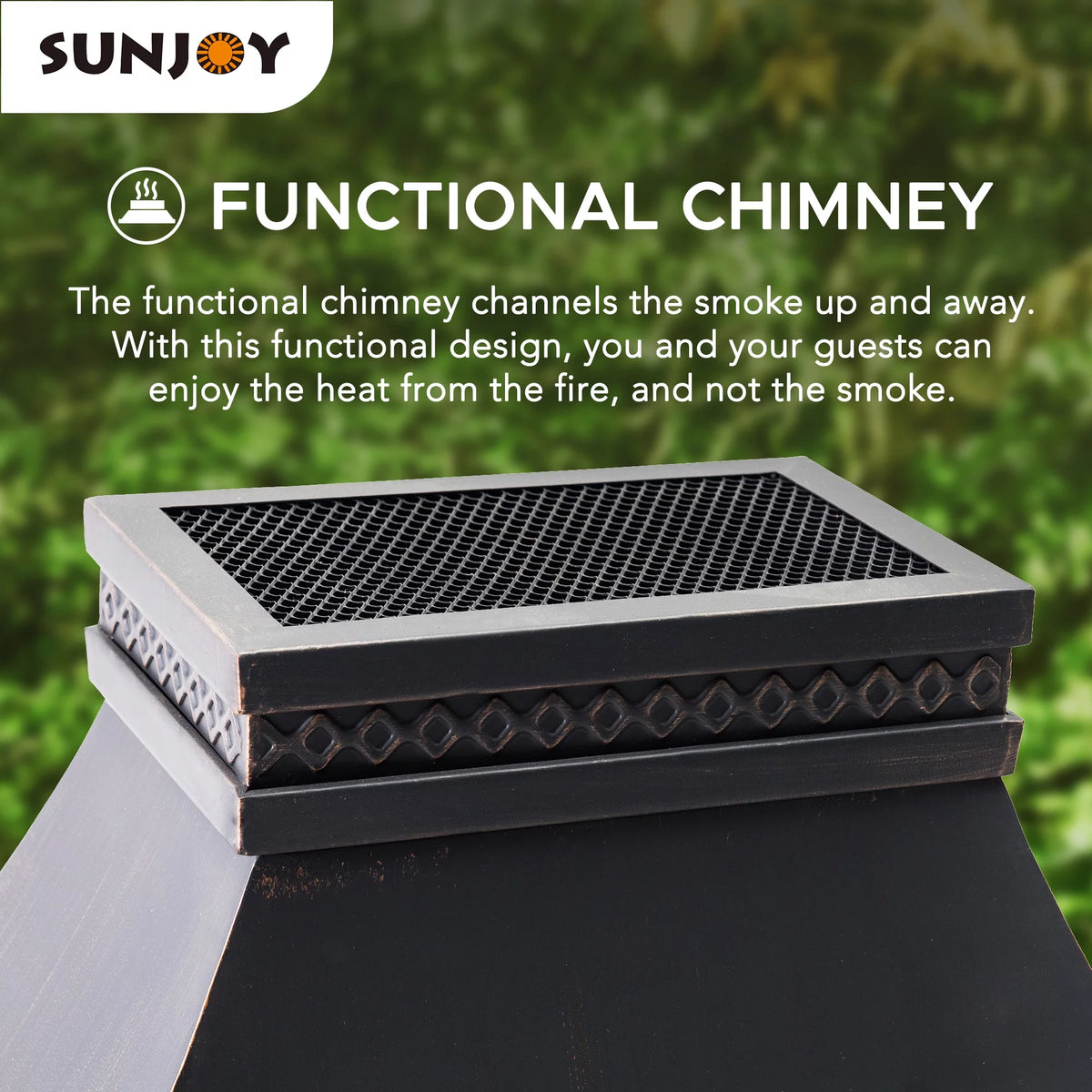 Black Wood Burning Fireplace X75269