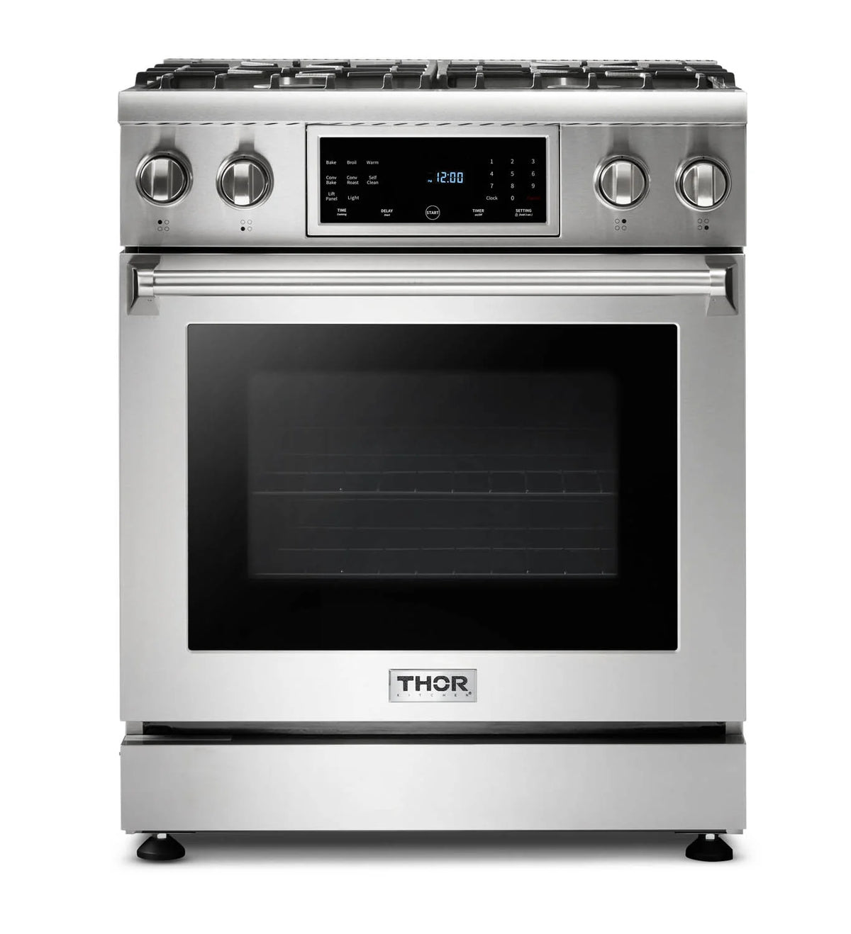 30 In. 4.6 cu. ft. Self-Clean Gas Range in Stainless Steel U100960