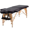 Black Portable Folding Massage Table with Carry Case E87958