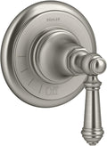 Brushed Nickel Volume Valve Trim with Lever Handle P903