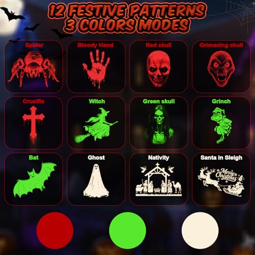 Halloween Christmas Projector Outdoor H637