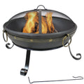 Steel Fire Bowl and Spark Screen - 25" V54650