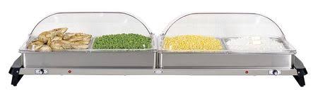 Jumbo Buffet Server with Rolltop Lids L30893
