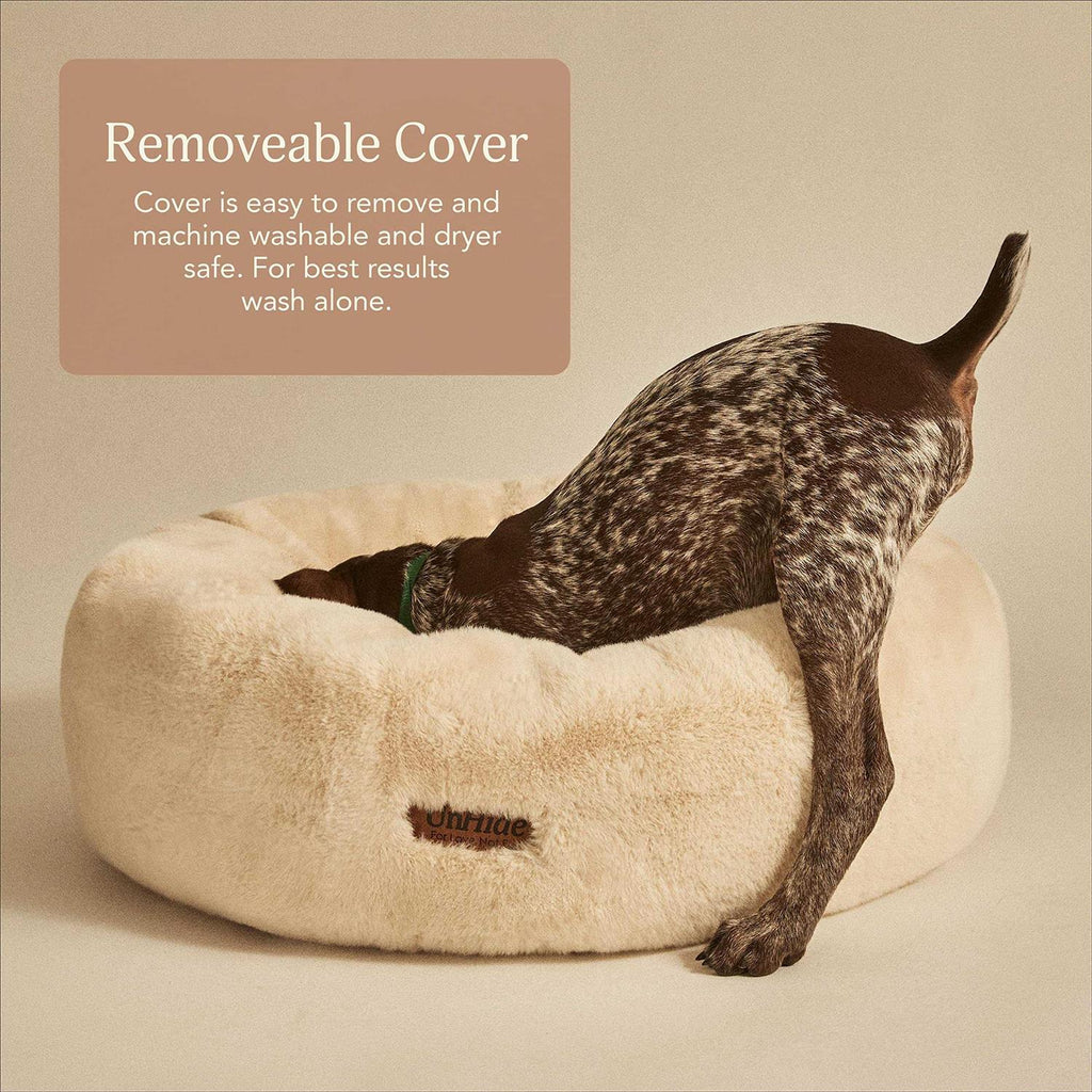 Extra Soft Dog Bed Removable Faux Fur Cover P467