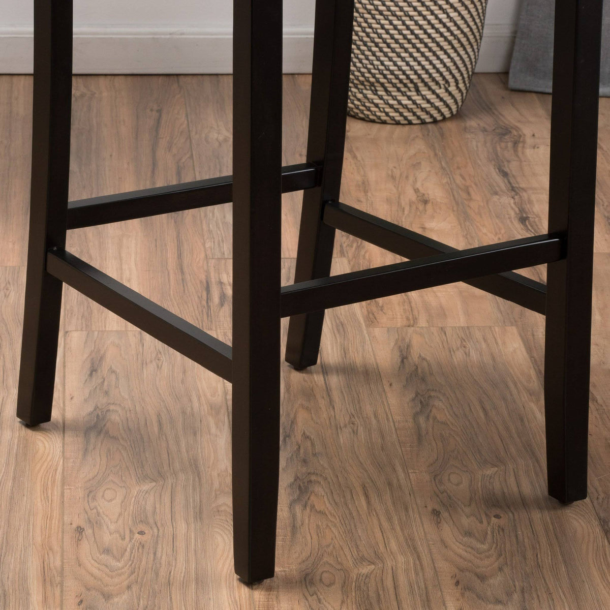 Brown Mocha Fabric Barstool (Set of 2) L746