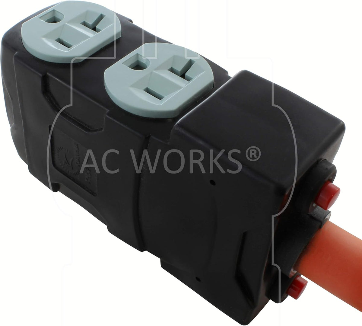 4-Prong 220-Volt Plug to 120-Volt 15/20Amp Household Female Adapter Cord, Pack of 2 G23468