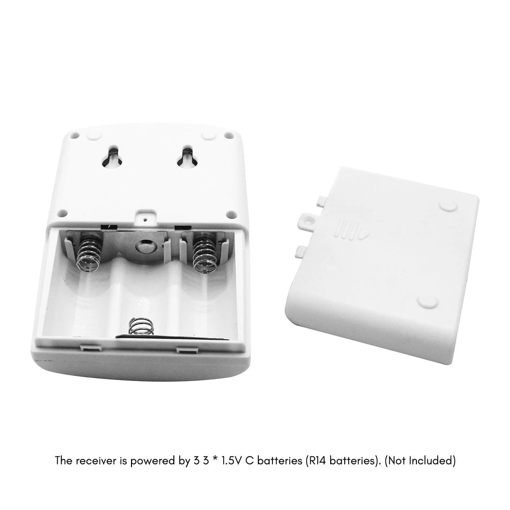 Wireless Driveway Alarm with IR Motion Sensor, 1 Receiver & 2 Transmitters L456