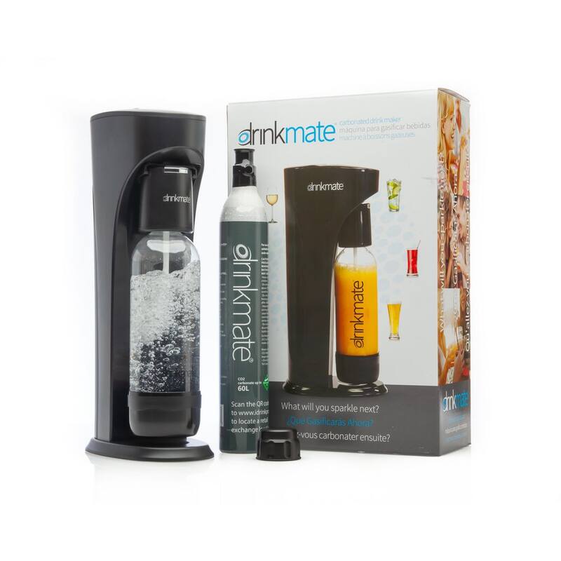 Matte Black Sparkling Water and Soda Maker Machine G105
