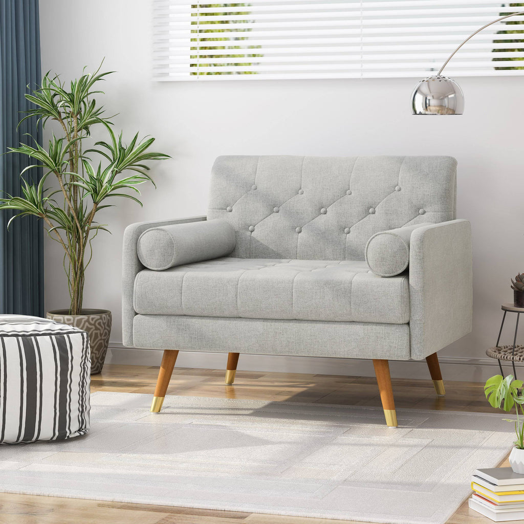 Dark Gray Fabric Club Chair Z88529