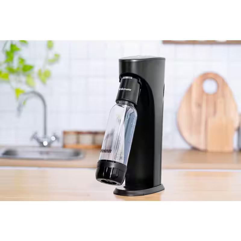 Matte Black Sparkling Water and Soda Maker Machine G105