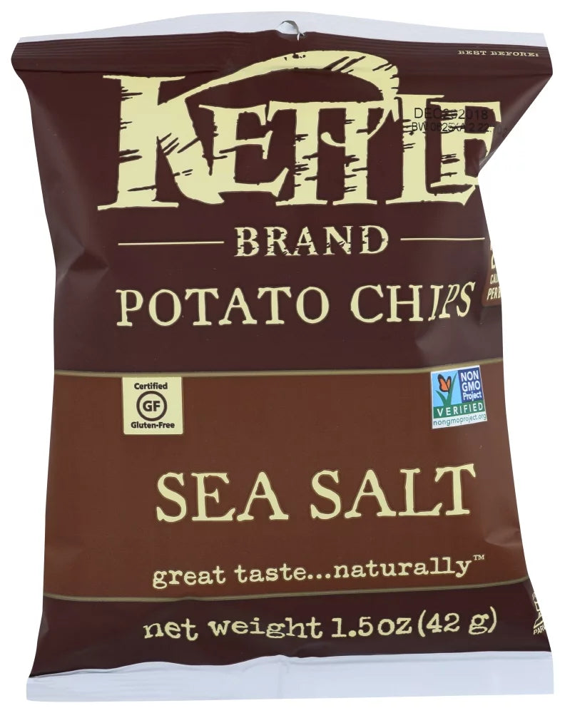 Sea Salt Potato Chips, 1.5 oz, Pack of 24 T766