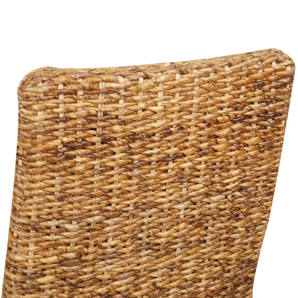 Dining Chairs 2 pcs Abaca and Solid Mango Wood B2504