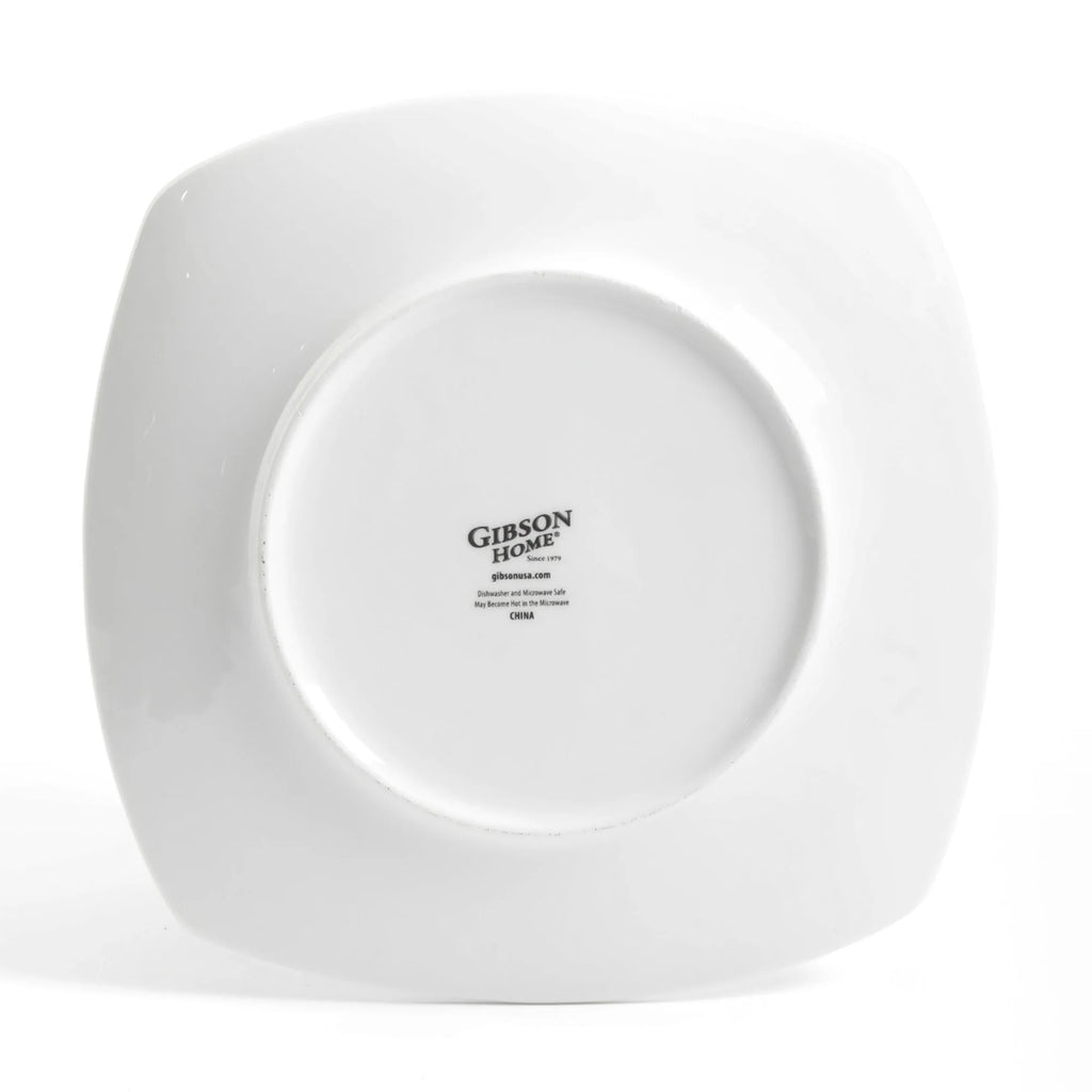 16 Piece White Floral Ceramic Dinnerware Set S319