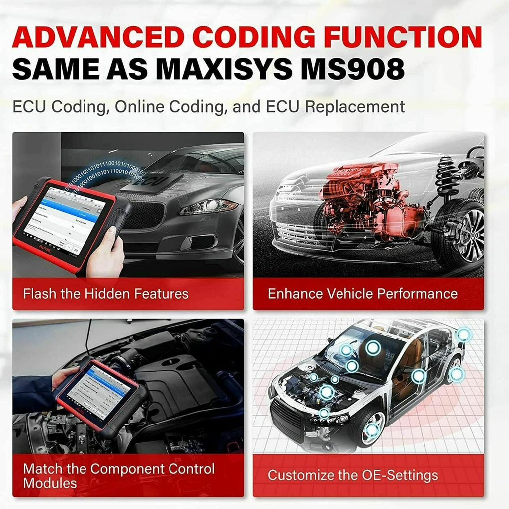 Autel Scanner MaxiCOM MK906BT Auto Diagnostic Scan Tool N7854