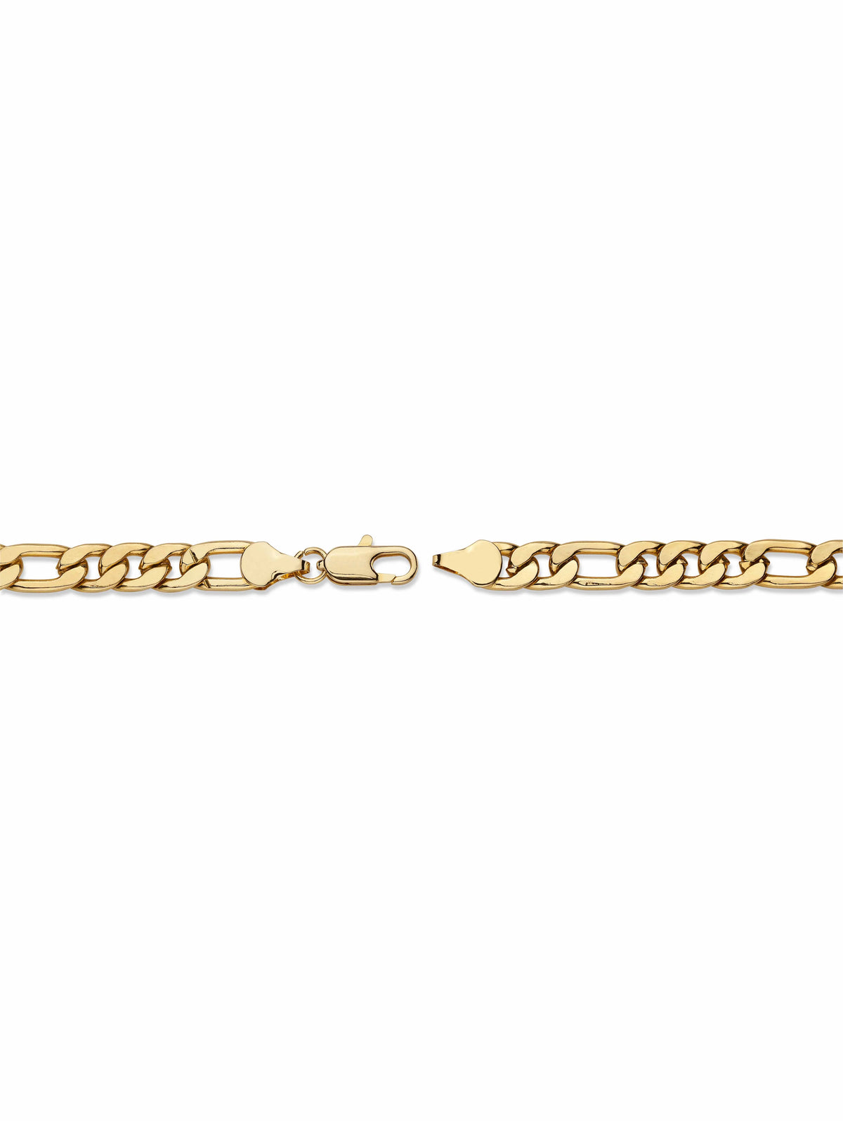 Gold Ion-Plated 2-Piece Chain Necklace and Bracelet Set G2056